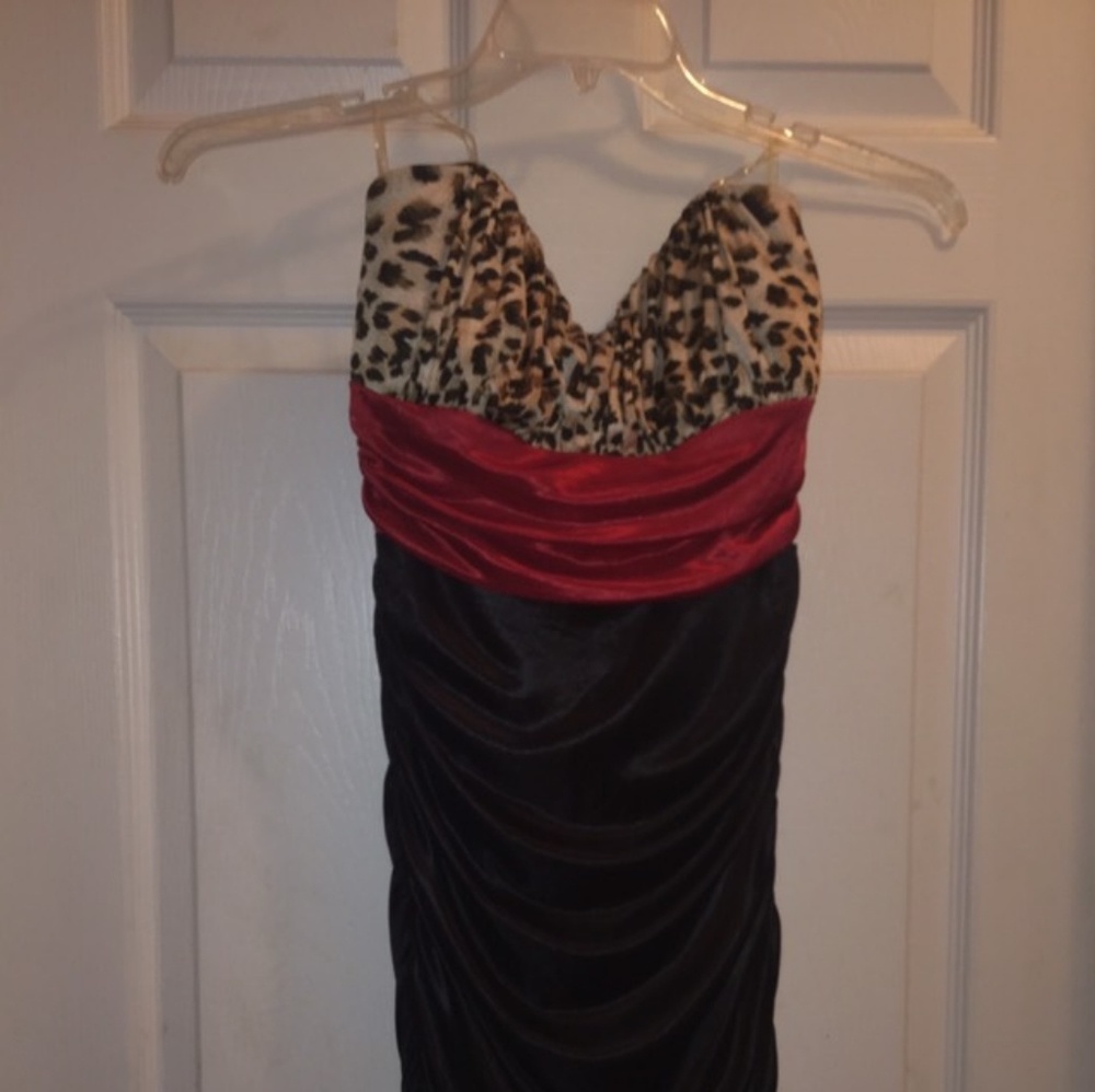 Sexy Cheetah print dress.